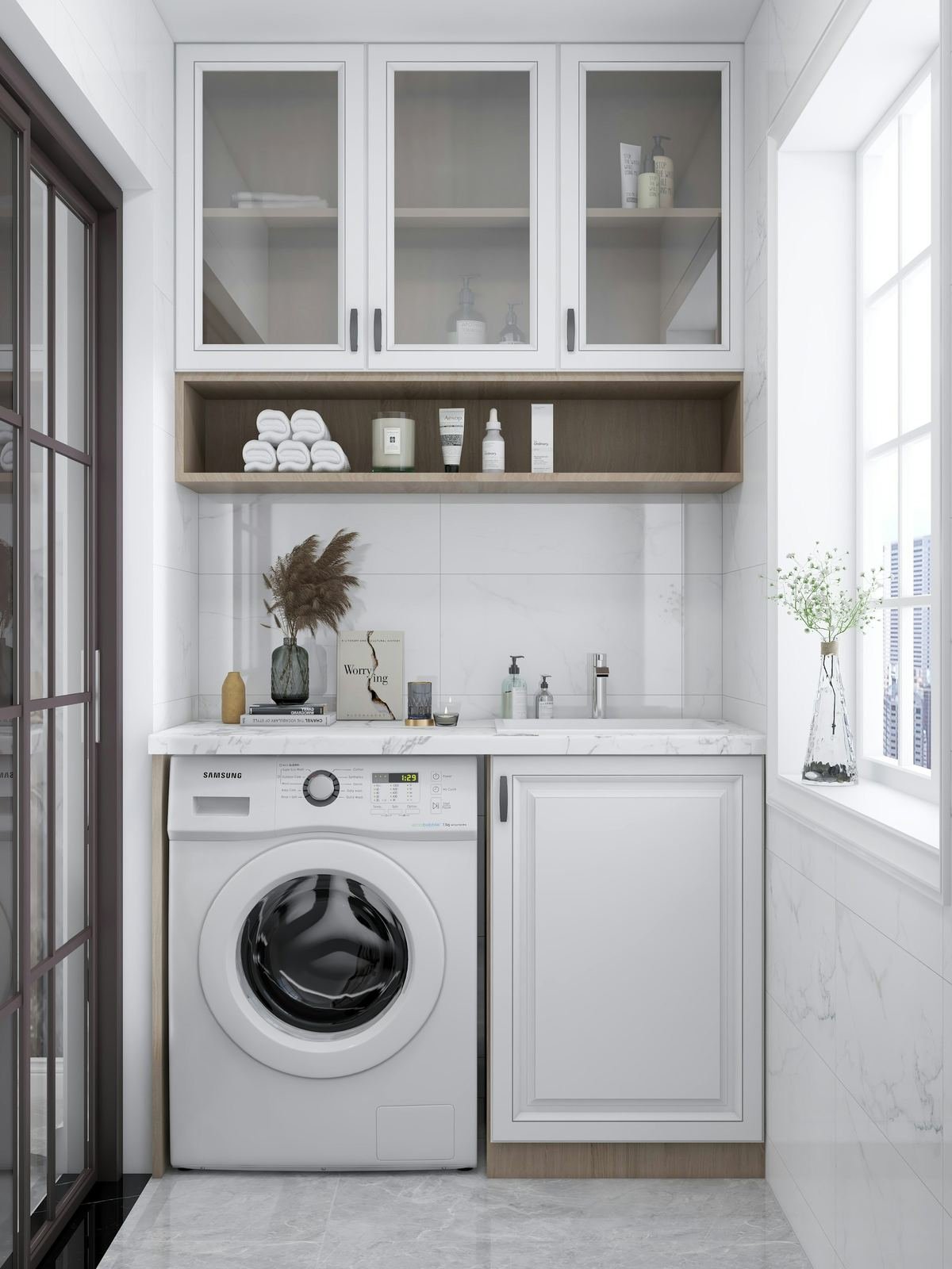 how to organize laundry room
